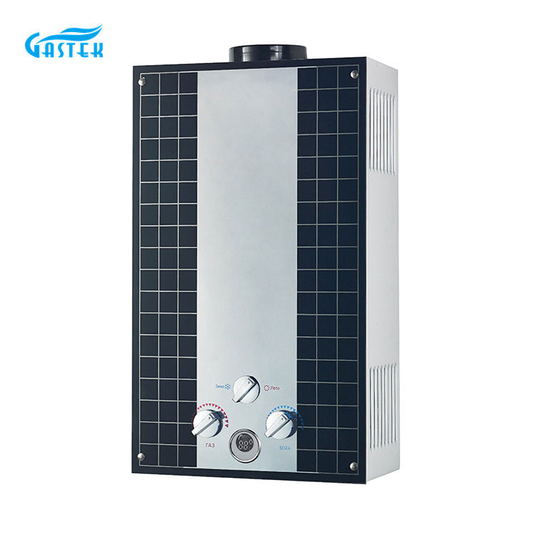 Panel de vidrio para electrodomésticos, cuarto de baño, tipo géiser de gas con aprobación CE